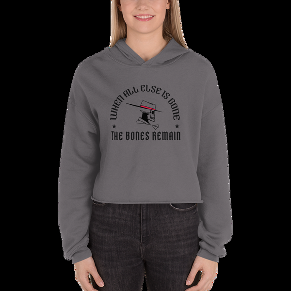 crossmen Bones' Women's Crop Hoodie