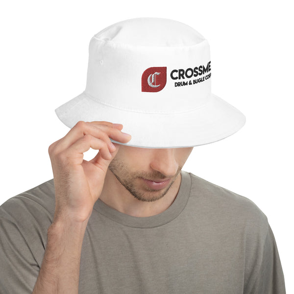 crossmen Crossmen Drum & Bugle Corps Bucket Hat - White