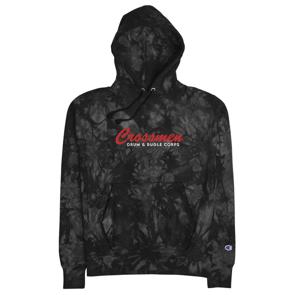 crossmen Crossmen Embroidered Unisex Champion tie-dye hoodie
