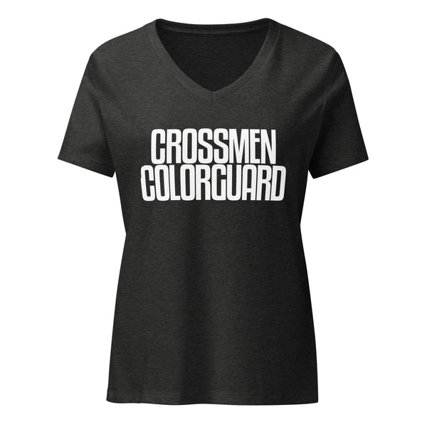 crossmen Gray CCG Women’s relaxed v-neck