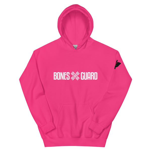 crossmen Pink or Gray Bones Guard Unisex Hoodie