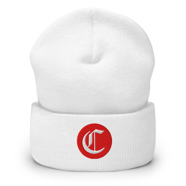 crossmen Red C Cuffed Beanie
