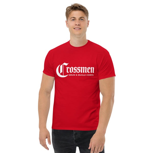 Crossmen Unisex Red Old English Crossmen Tee