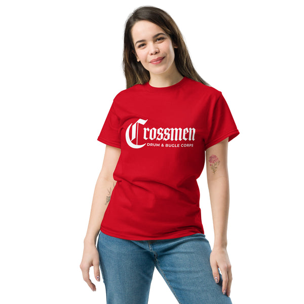 Crossmen Unisex Red Old English Crossmen Tee