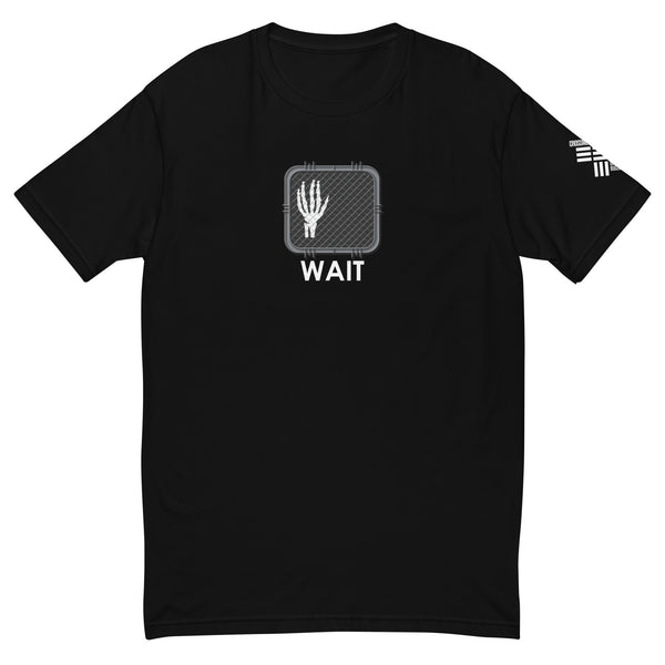 crossmen WAIT Men's with sleeve art Short Sleeve T-shirt