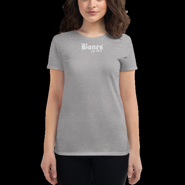 Crossmen Women's Old English "BONES" Short Sleeve T-shirt