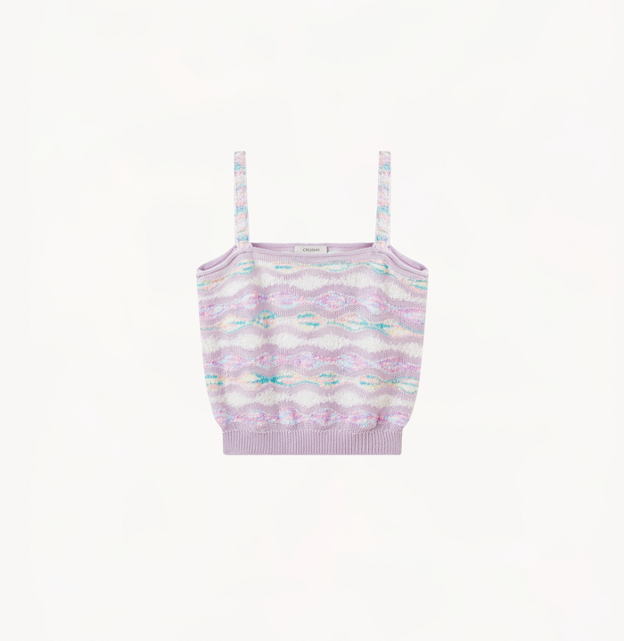 Crush COLORFUL STRIPED TANK TOP Multicolour Cool