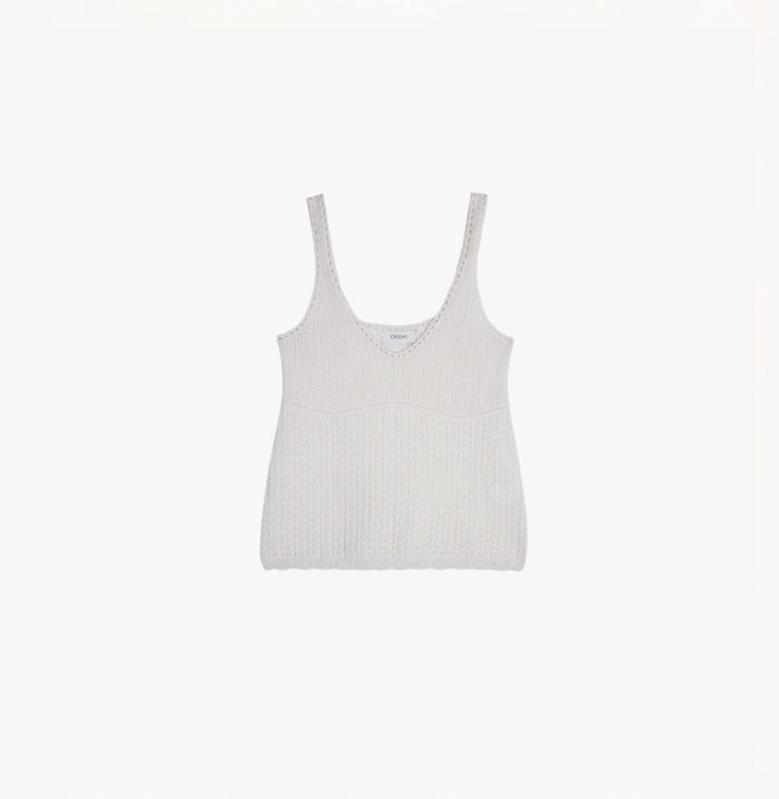 Crush CROCHET CAMISOLE White