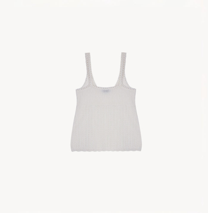 Crush CROCHET CAMISOLE White