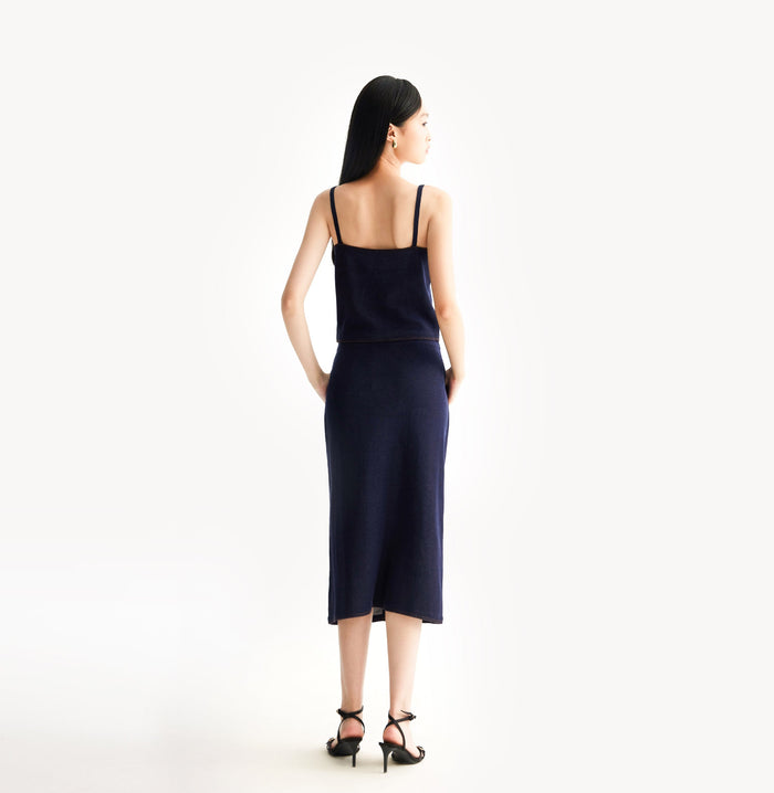 Crush DENIM-LOOK CAMISOLE Navy Blue