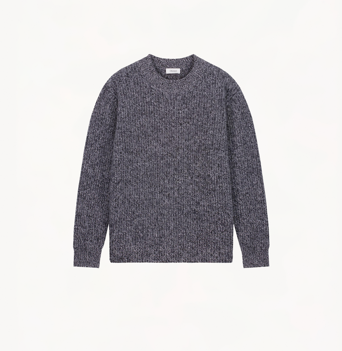 Crush PLY-KNIT CREW-NECK CASHMERE SWEATER Camel