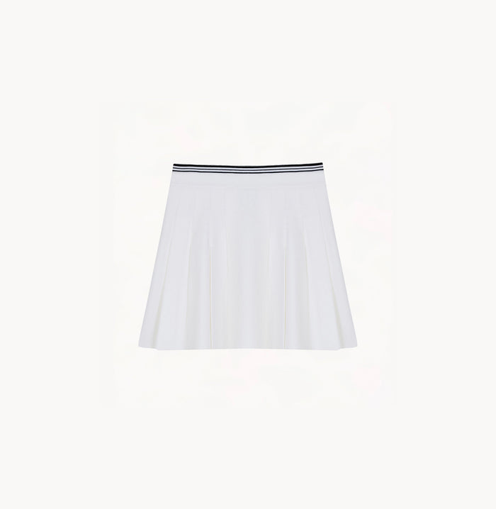Crush SAILOR PLEATED SKIRT White