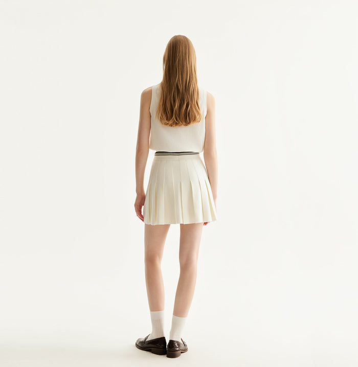 Crush SAILOR POLO TANK TOP White