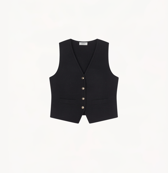 Crush SUIT WAISTCOAT White