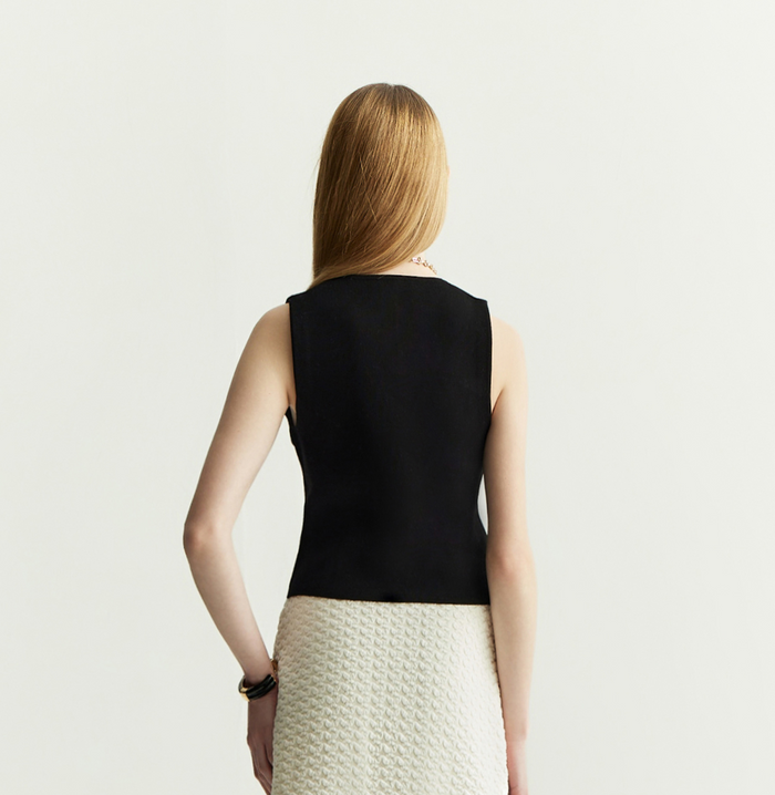 Crush SUIT WAISTCOAT White