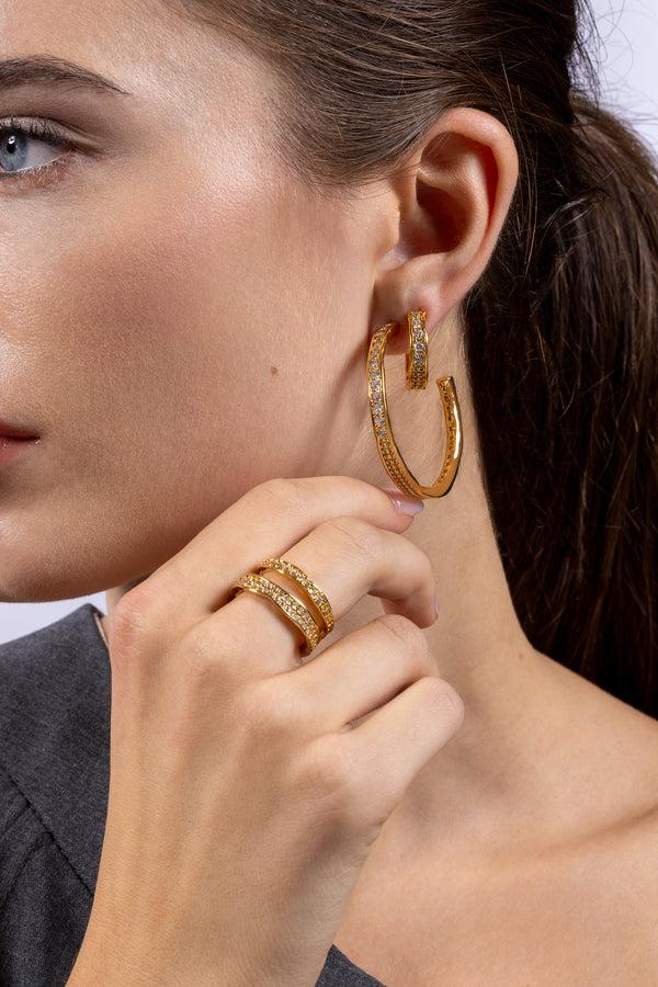 Crystal Haze Afrodita Ring Set