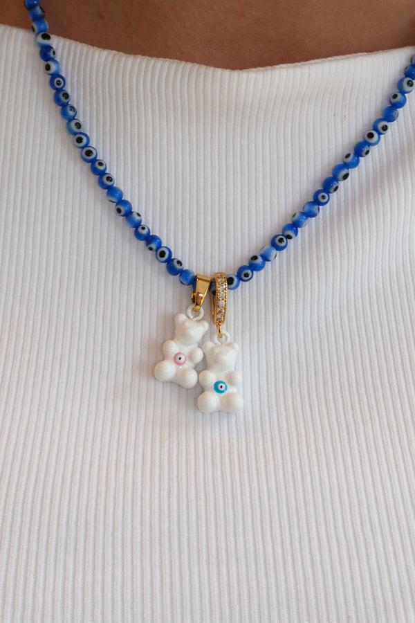 Crystal Haze All-Seeing Necklace - Blue