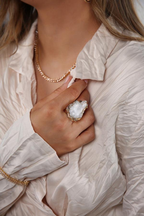 Crystal Haze Athena Ring