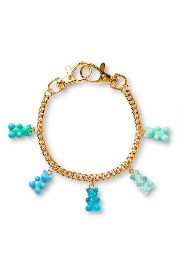 crystal haze Bag chain - Blue