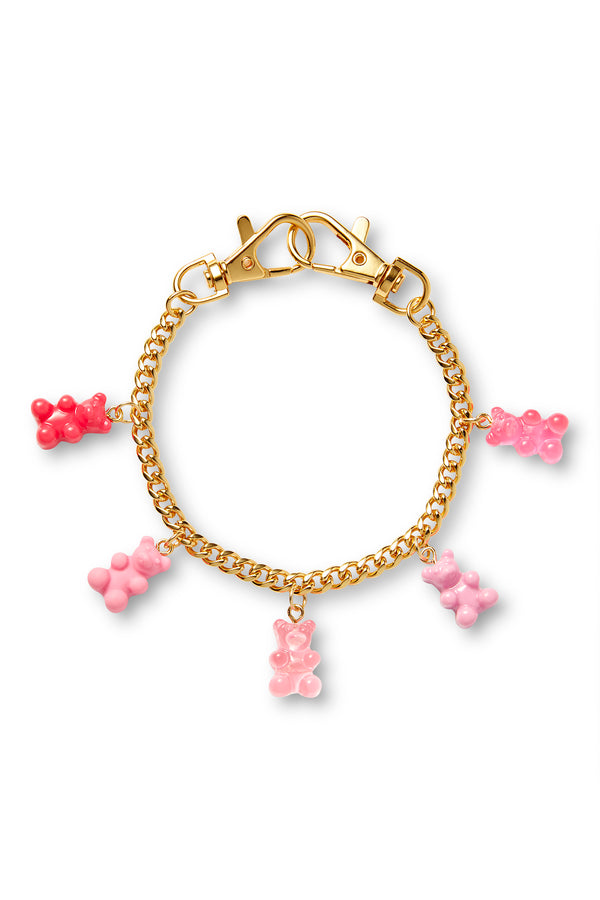crystal haze Bag chain - Pink