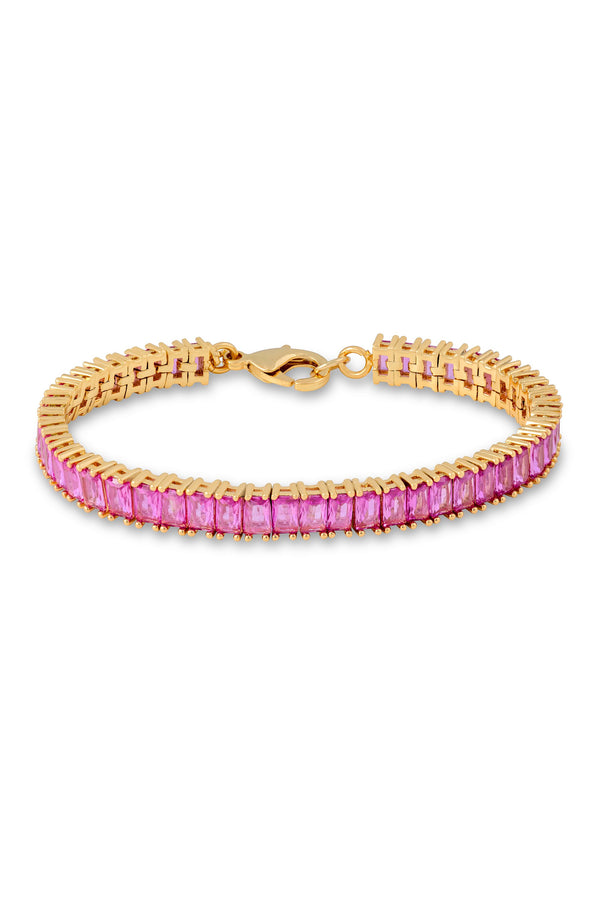 crystal haze Baguette bracelet - Sakura