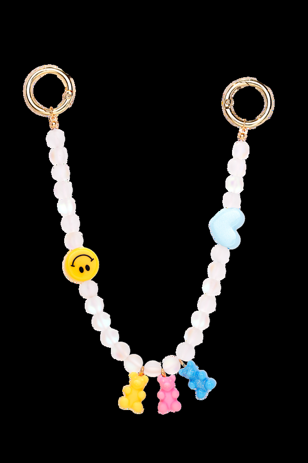 crystal haze Bear With Me Bag Chain