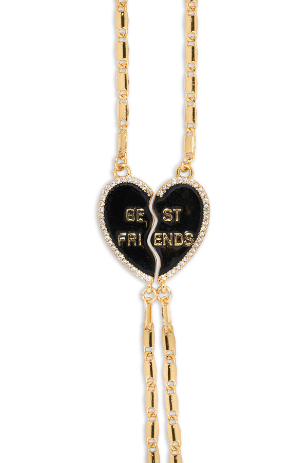 crystal haze Best friend bracelet - Black