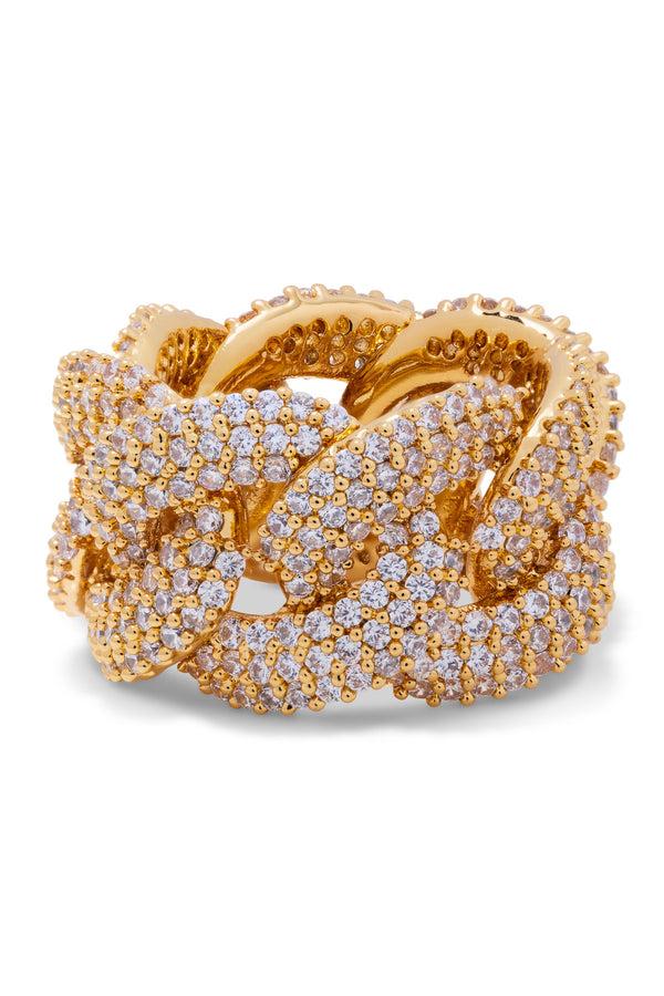 crystal haze Bossy Mexican chain ring