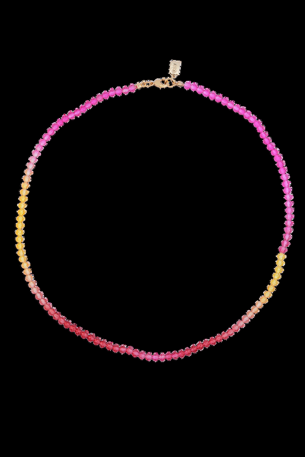 crystal haze Candy Floss Necklace - Sunset