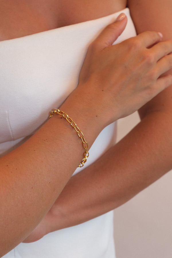 Crystal Haze Chain Link Bracelet
