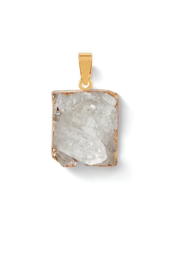 crystal haze Clear Quartz - Classic connector