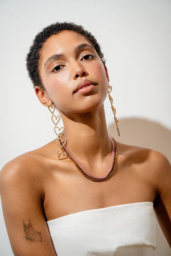 Crystal Haze Crush On Me Earrings