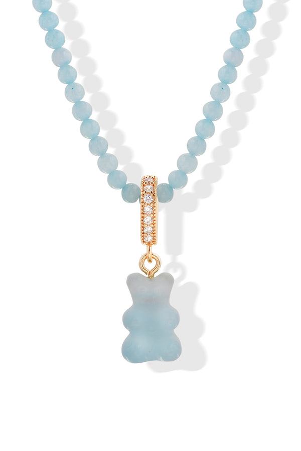 Crystal Haze Crystal Necklace - Aquamarine