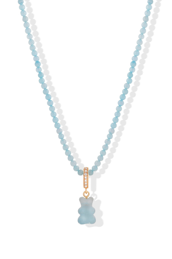crystal haze Crystal Necklace - Aquamarine