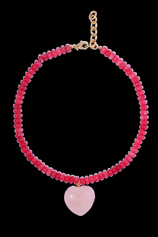 crystal haze Dua Necklace - Pink