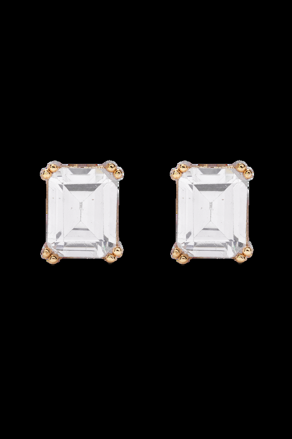 Crystal Haze Elizabeth Studs - Gold