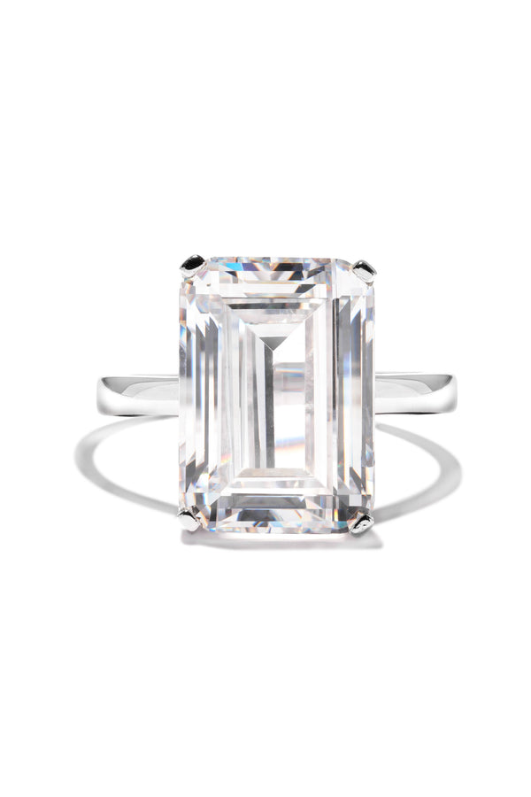 crystal haze Emerald Cut Ring