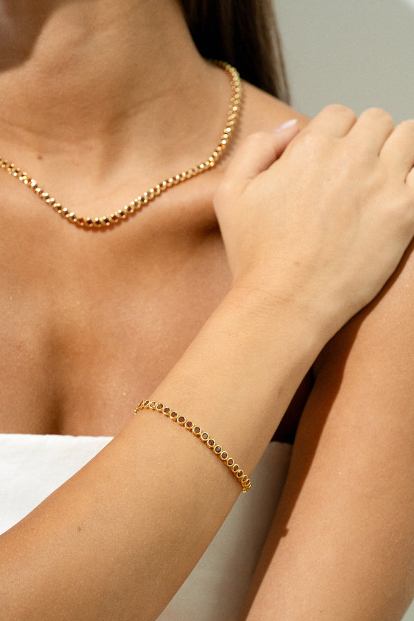 Crystal Haze Eternal Bracelet - Amber