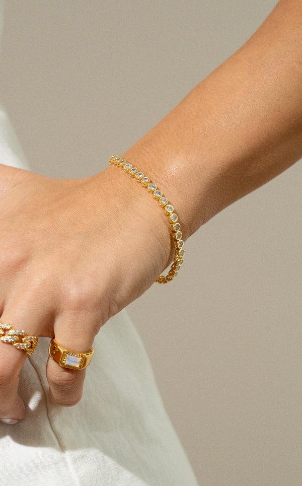 Crystal Haze Eternal Bracelet - Clear