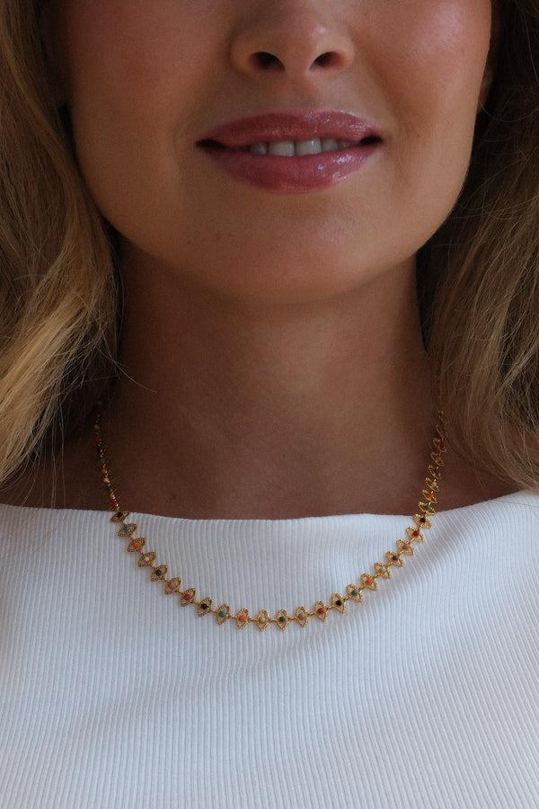 Crystal Haze Eyezicle Necklace