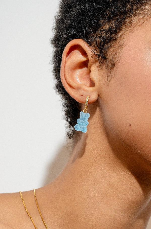 Crystal Haze Fizzy Nostalgia Bear Hoop - Blueberry