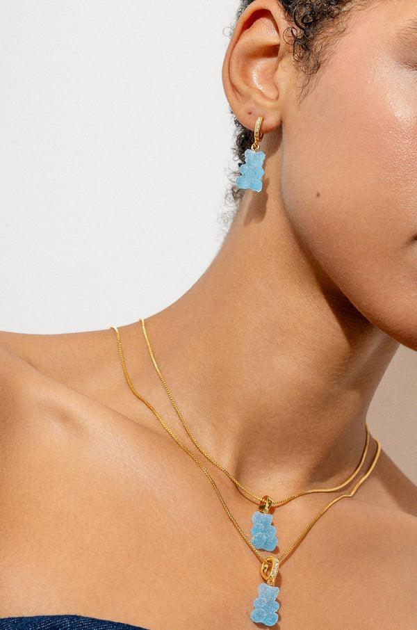 Crystal Haze Fizzy Nostalgia Bear Hoop - Blueberry