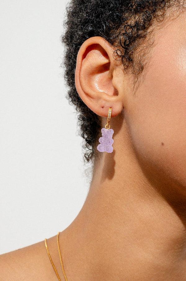 Crystal Haze Fizzy Nostalgia Bear Hoop - Grape