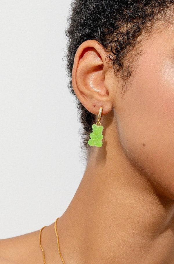 Crystal Haze Fizzy Nostalgia Bear Hoop - Sour Apple