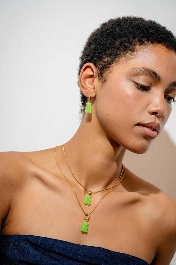 Crystal Haze Fizzy Nostalgia Bear Hoop - Sour Apple