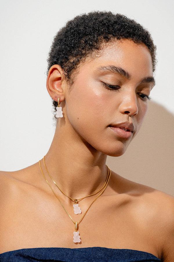 Crystal Haze Fizzy Nostalgia Bear Hoop - Strawberry