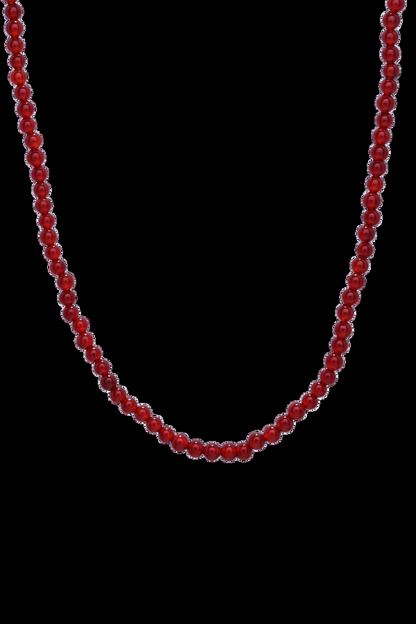 crystal haze Garnet Necklace