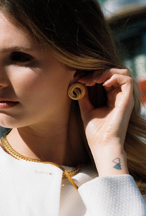 Crystal Haze Ginza Earrings