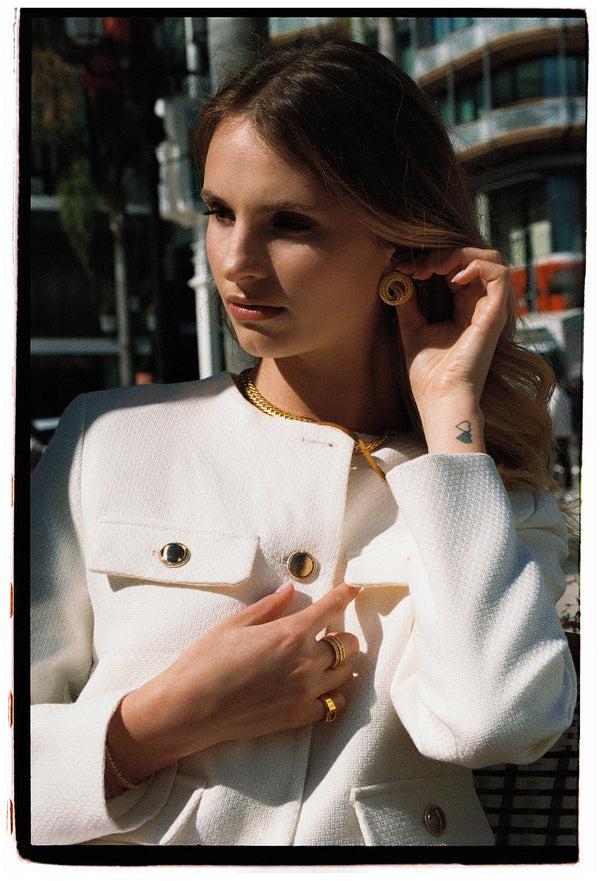 Crystal Haze Ginza Earrings