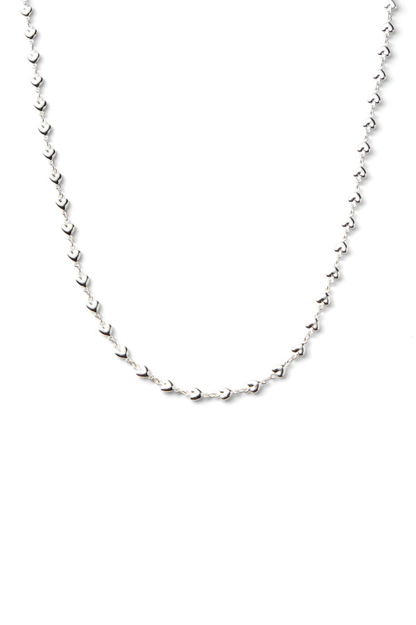 crystal haze Habibi chain - Silver plated